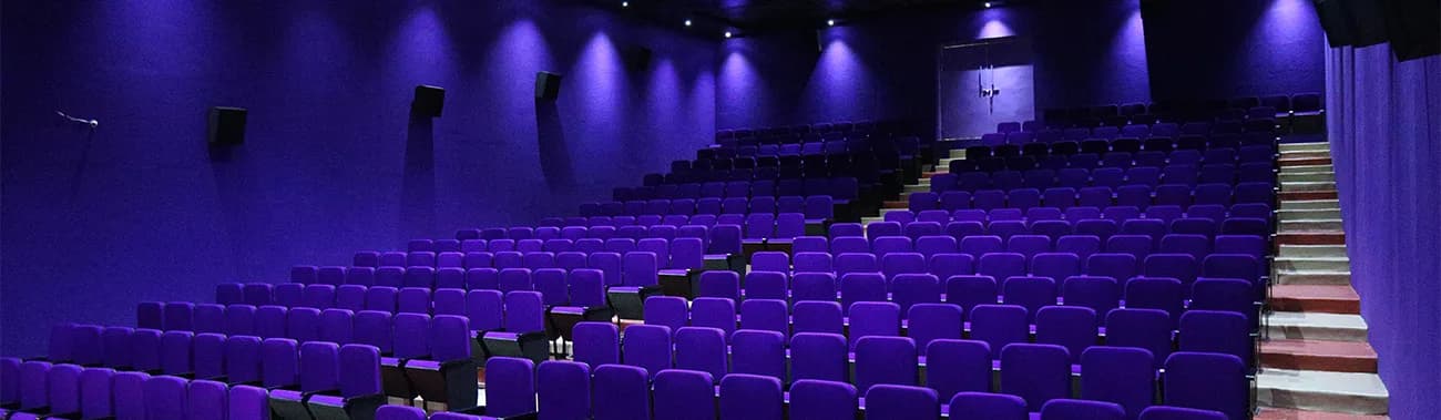 Students gathered in the Sreyas auditorium