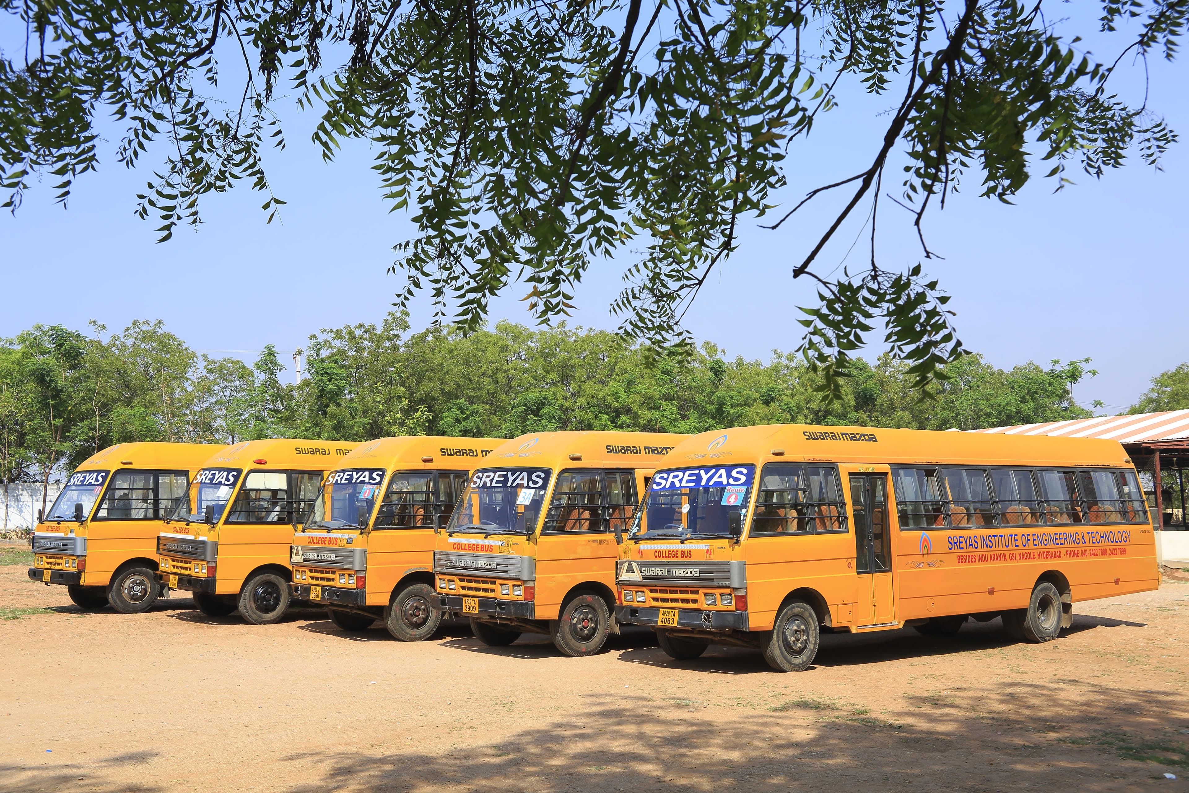 Sreyas campus transport and connectivity