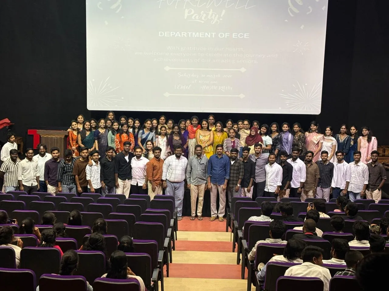 ECE department student gathering