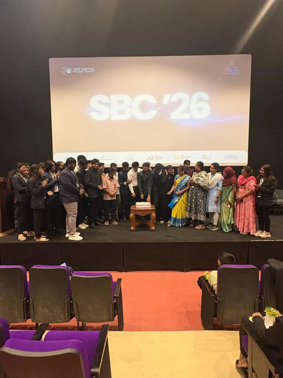 ECE students in an IEEE student event