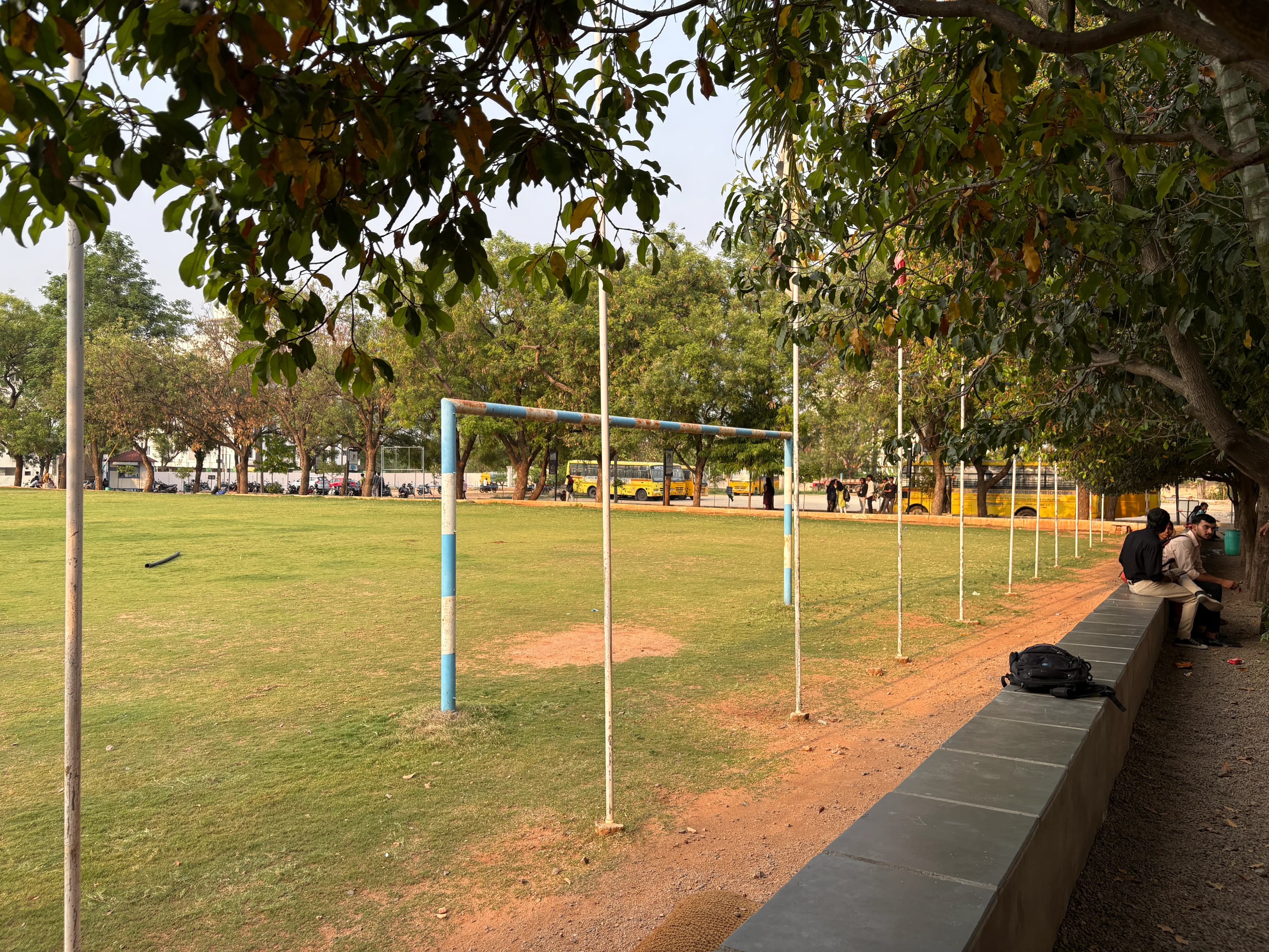 Cricket ground at Sreyas campus